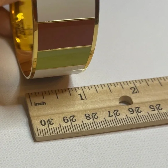 Coach Legacy gold tone bangle bracelet NWOT - Picture 13 of 15